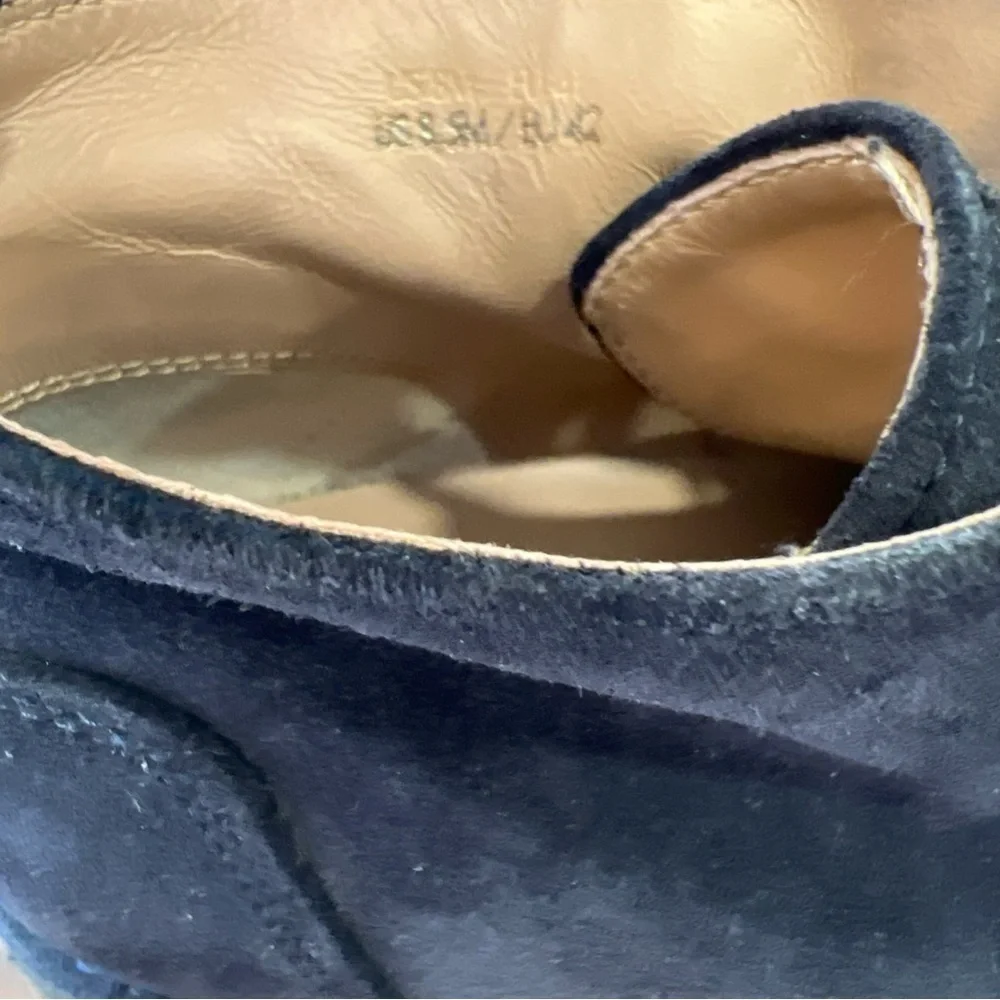 Vince Suede Chukka Boots Men’s 8.5 Blue Ankle Lace Up Preppy Casual Leather